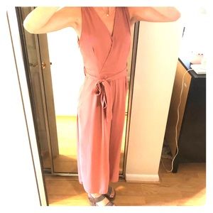 Rusty-orange colored jumpsuit, “Sienna Sky” size S